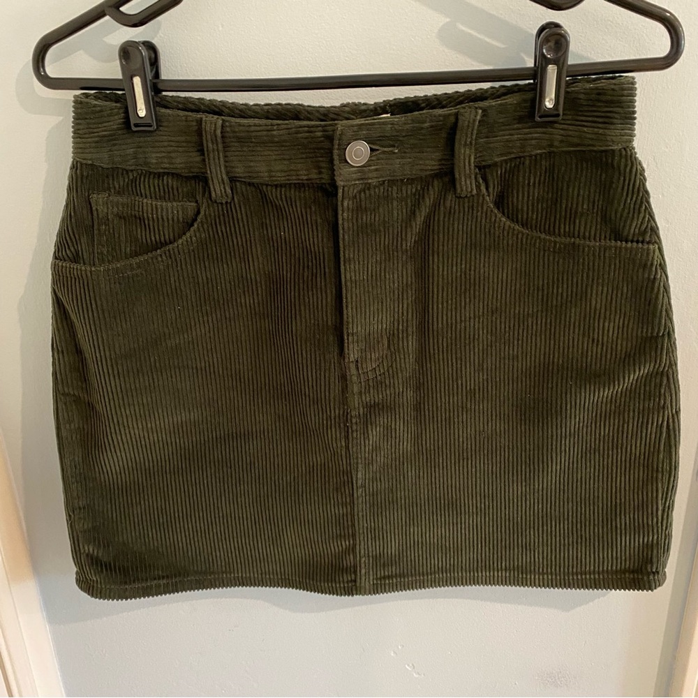 Wilfred Green Mini Pencil Skirt Casual